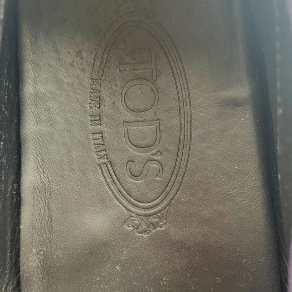 TOD'S Navy Suede Loafers – Made in Italy – Size 13.5 - Picture 4 of 6
